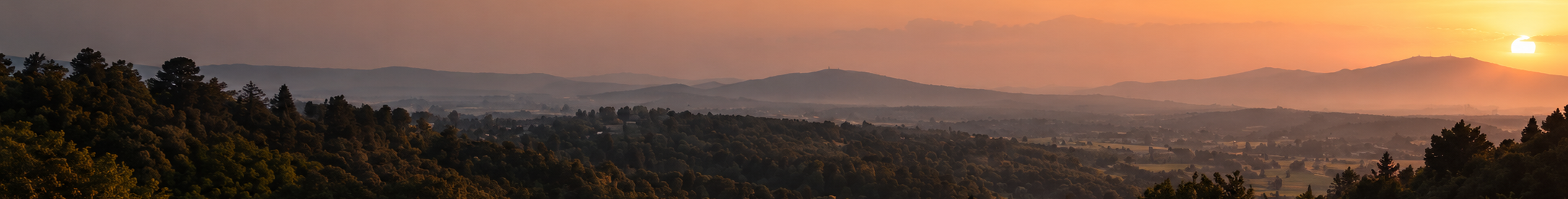 Paesaggio al tramonto